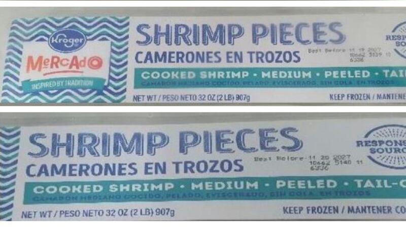Esta combinación de fotos proporcionadas por la Administración de Alimentos y Medicamentos de...