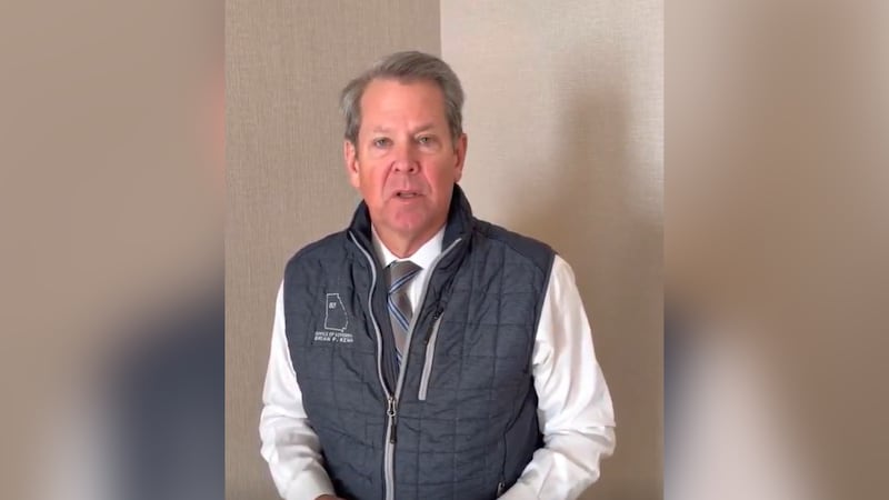Brian Kemp warns of winter weather