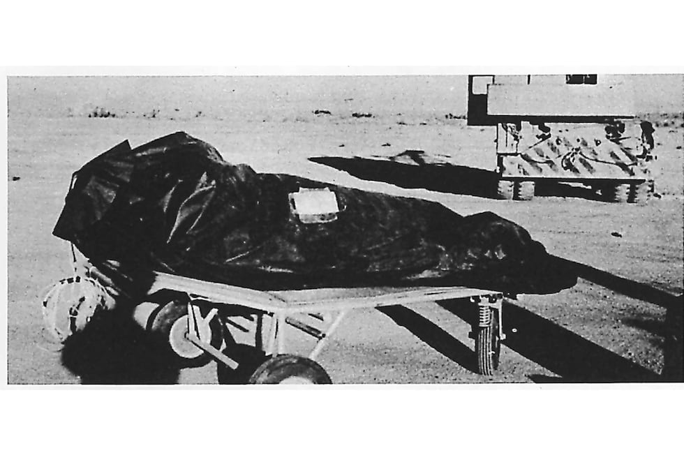 FILE - This photo is from the US Air Force's "The Roswell Report," released June 24, 1997,...