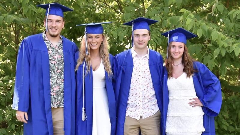Los cuatrillizos Emma, Riley, Dillon y Owen Stock vinieron al mundo el 18 de diciembre de...