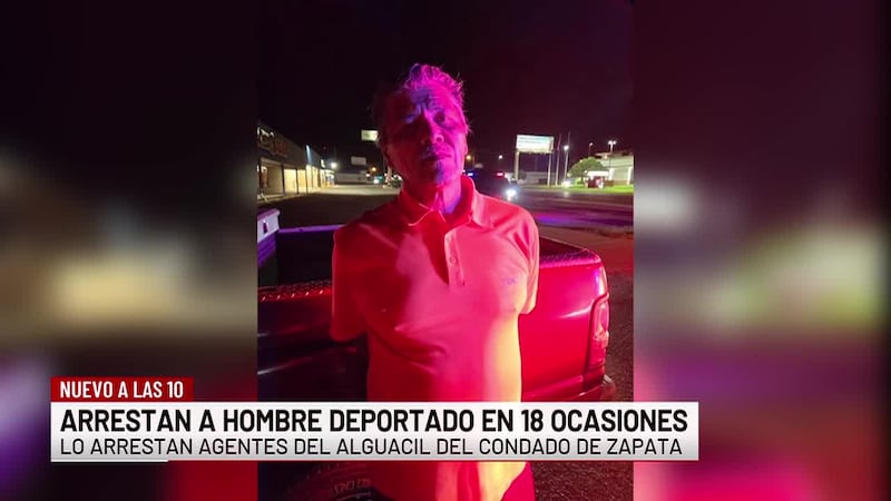 Arrestan a hombre deportado en 18 ocasiones