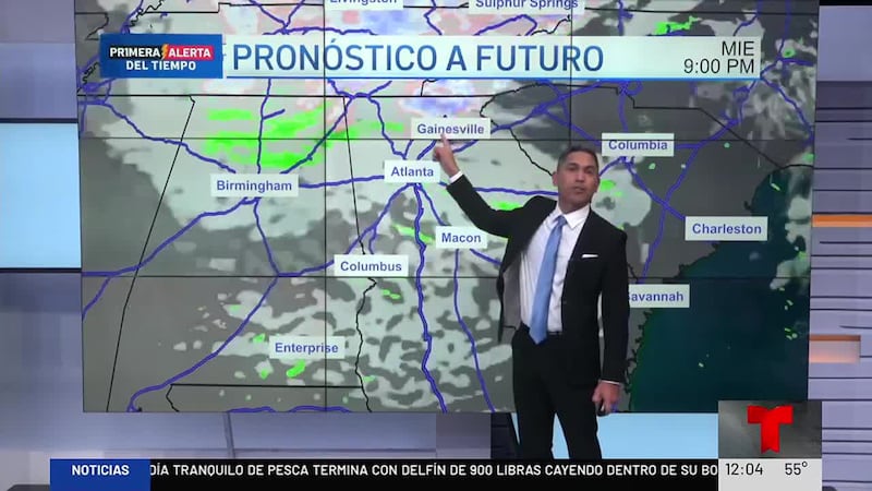 PRIMERA ALERTA DEL TIEMPO: Aviso por fuertes vientos; algunos copos en el norte de Georgia
