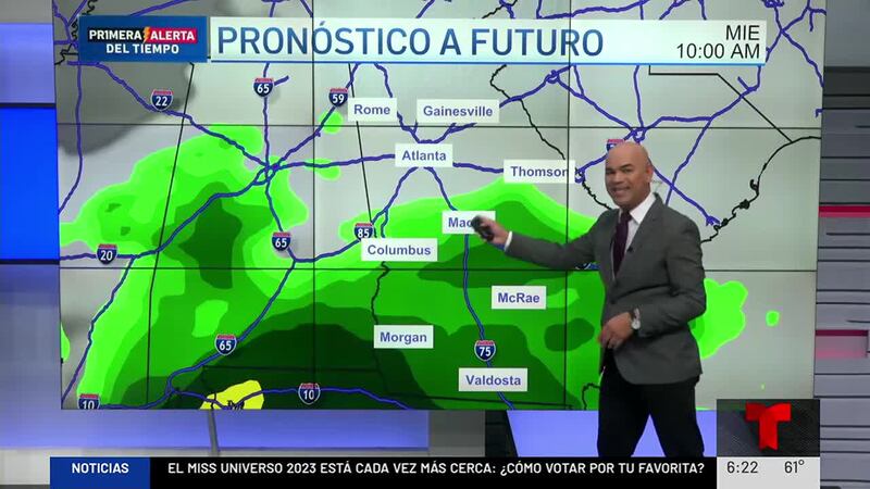 Disfrute agradables temperaturas otoñales en todo el estado.